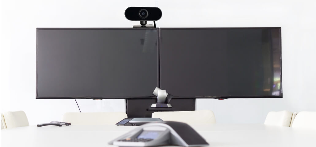 Where to Place Webcam With Dual Monitors